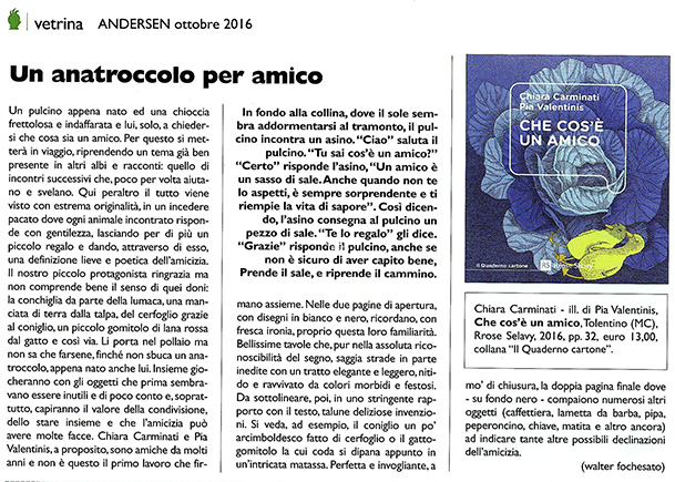 andersen, ottobre 2016